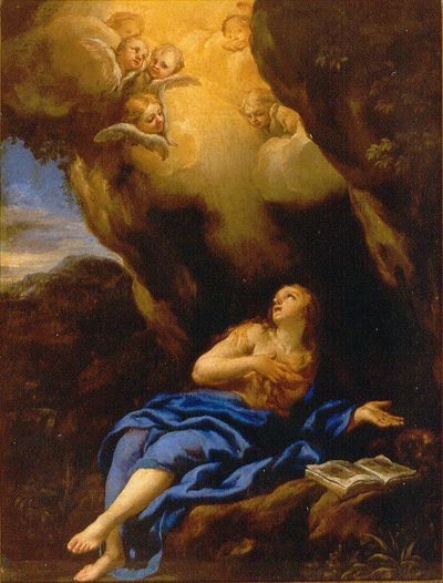 Mary Magdalene in the Cave by Ciro Ferri